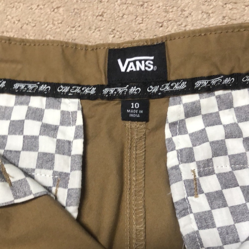 Vans pants, new, tag not attached but present.